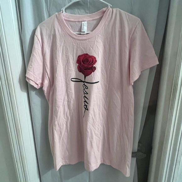 JESUS rose t shirt size 2xl - Picture 1 of 3